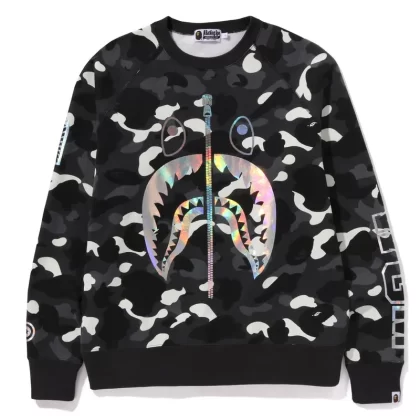 BAPE City Camo Shark Crewneck