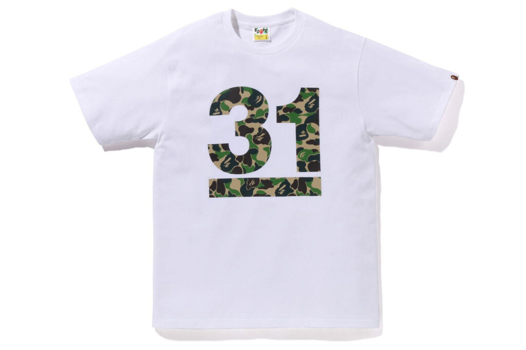 BAPE 31 St Anniv. ABC Camo Tee White / Green