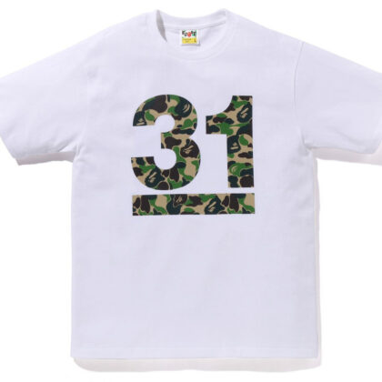 BAPE 31 St Anniv. ABC Camo Tee White / Green
