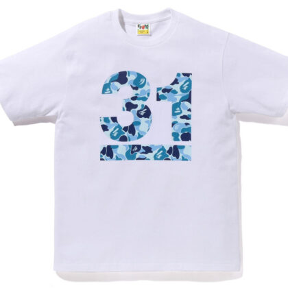 BAPE 31 St Anniv. ABC Camo Tee White / Blue