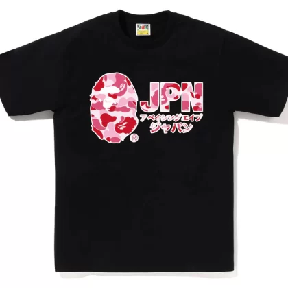 BAPE ABC Camo JPN Katakana Black / Pink