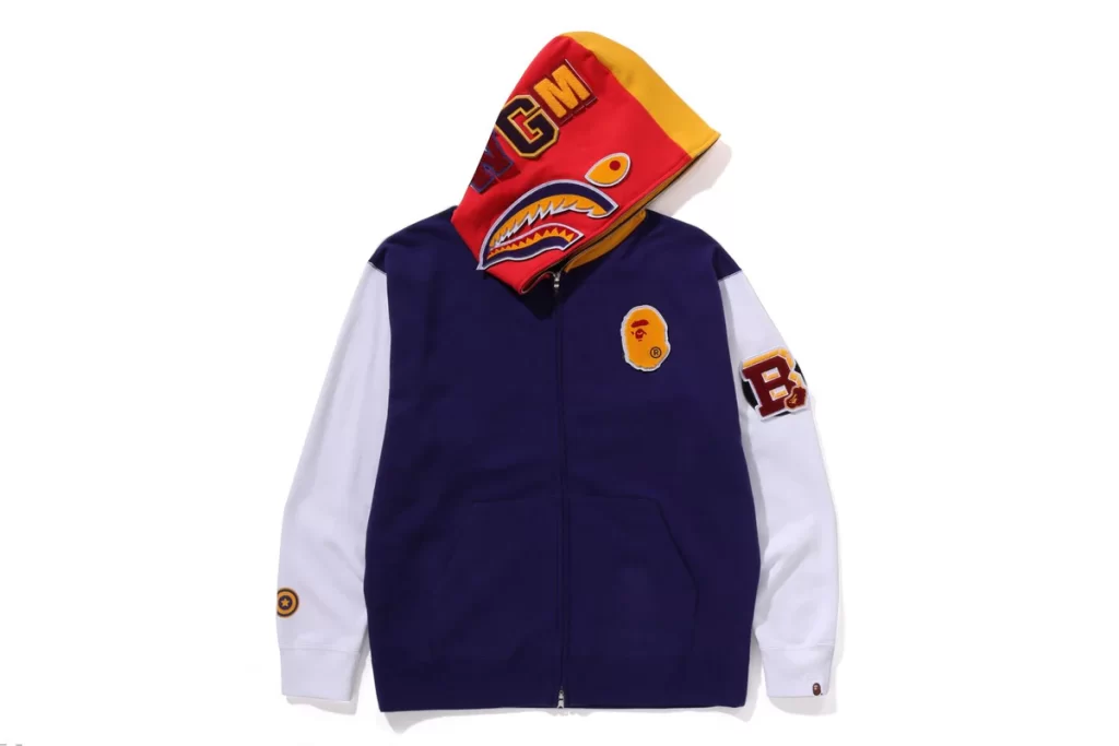 BAPE Shark Full Zip Hoodie United States Patch