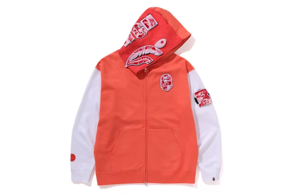 BAPE Shark Full Zip Hoodie Korea Patch