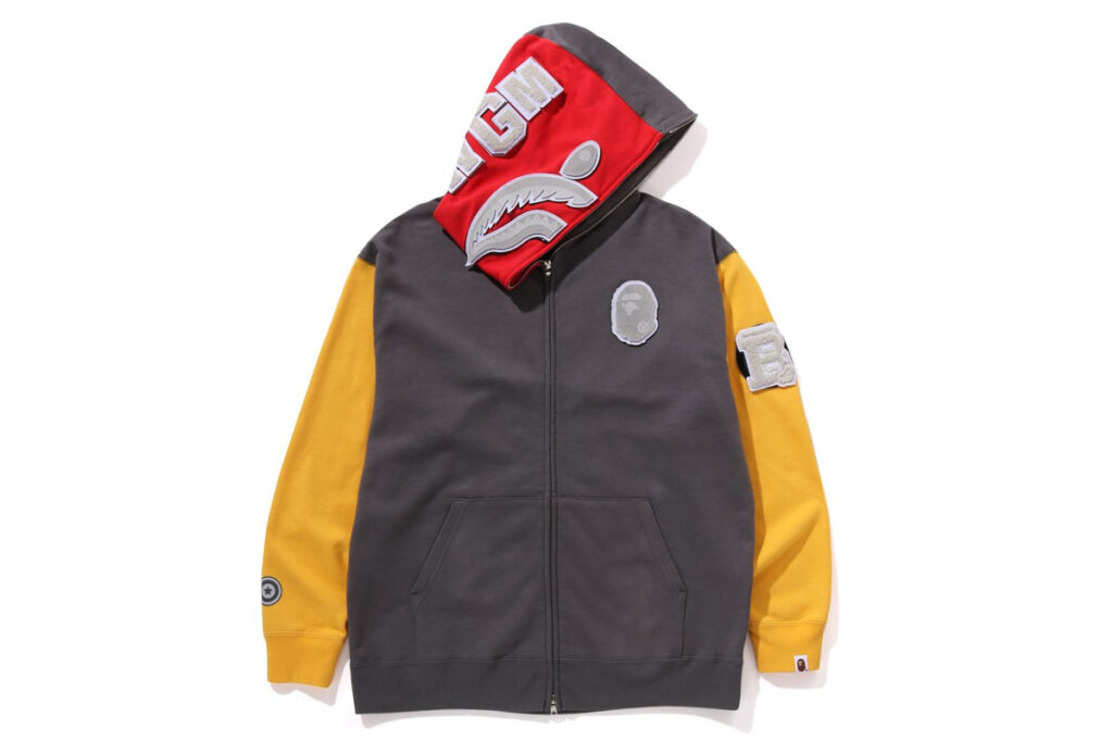BAPE Shark Full Zip Hoodie Malaysia Patch