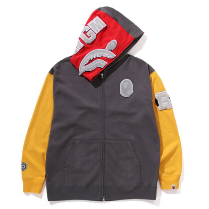BAPE Shark Full Zip Hoodie Malaysia Patch