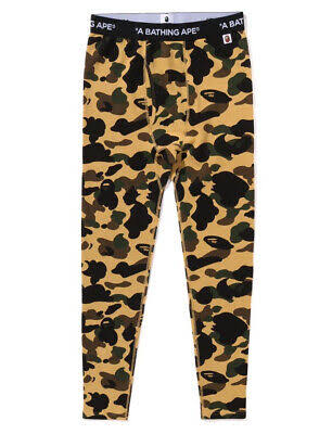 BAPE Thermal Leggins 1st Camo Yellow