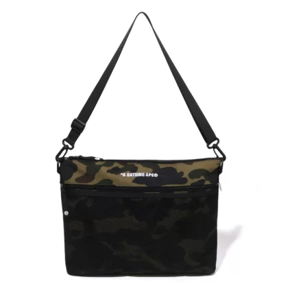 BAPE 1st Camo Sacoche Green