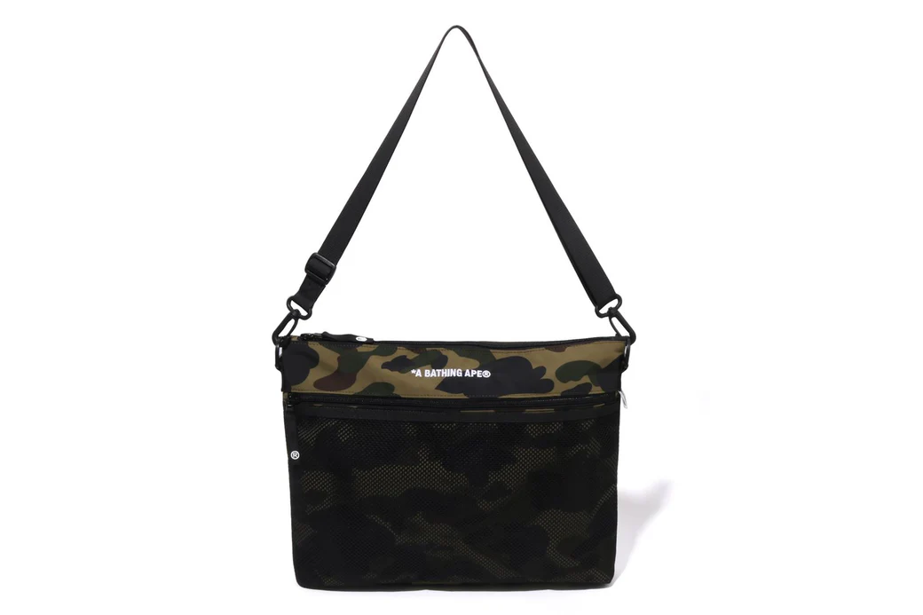 BAPE 1st Camo Sacoche Green