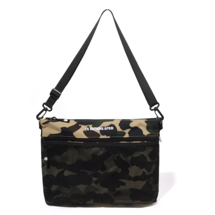 BAPE 1st Camo Sacoche Yellow
