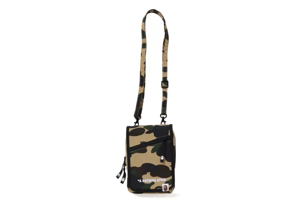 BAPE 1st Camo Phone Bag Yellow