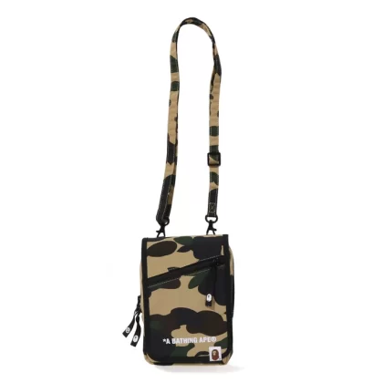 BAPE 1st Camo Phone Bag Yellow