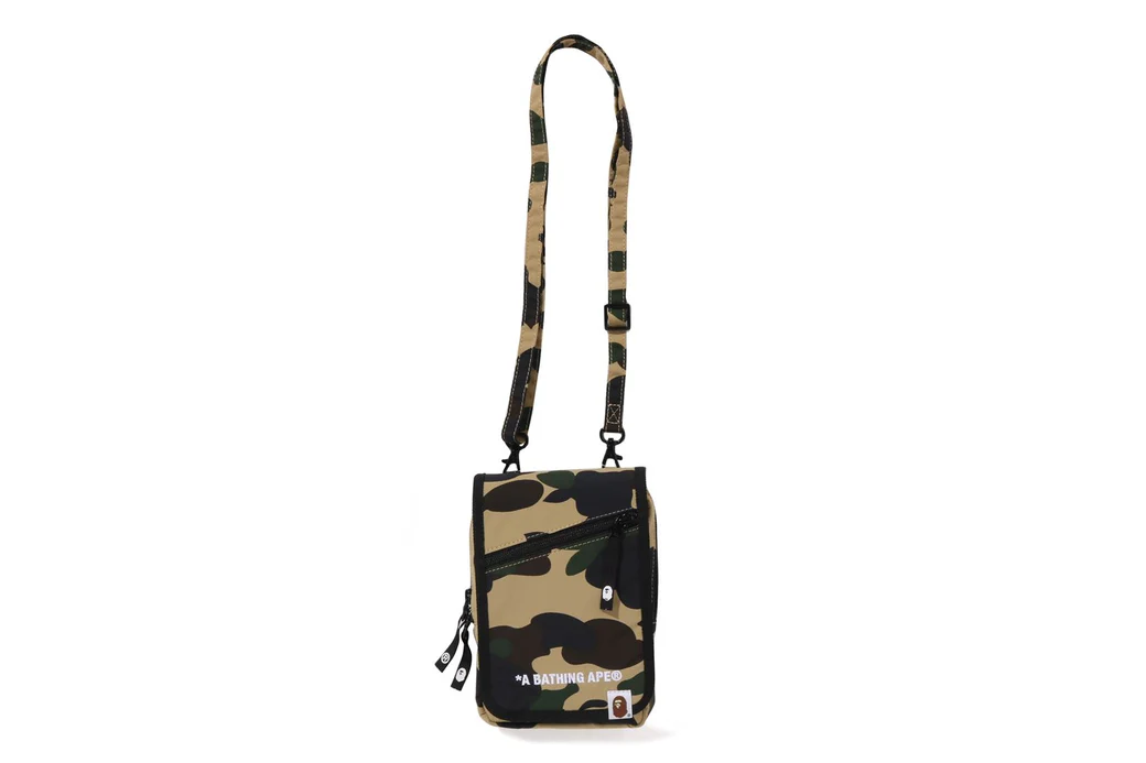 BAPE 1st Camo Phone Bag Yellow