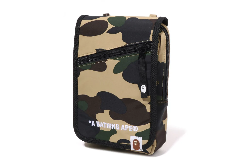 BAPE 1st Camo Phone Bag Yellow - Imagen 2