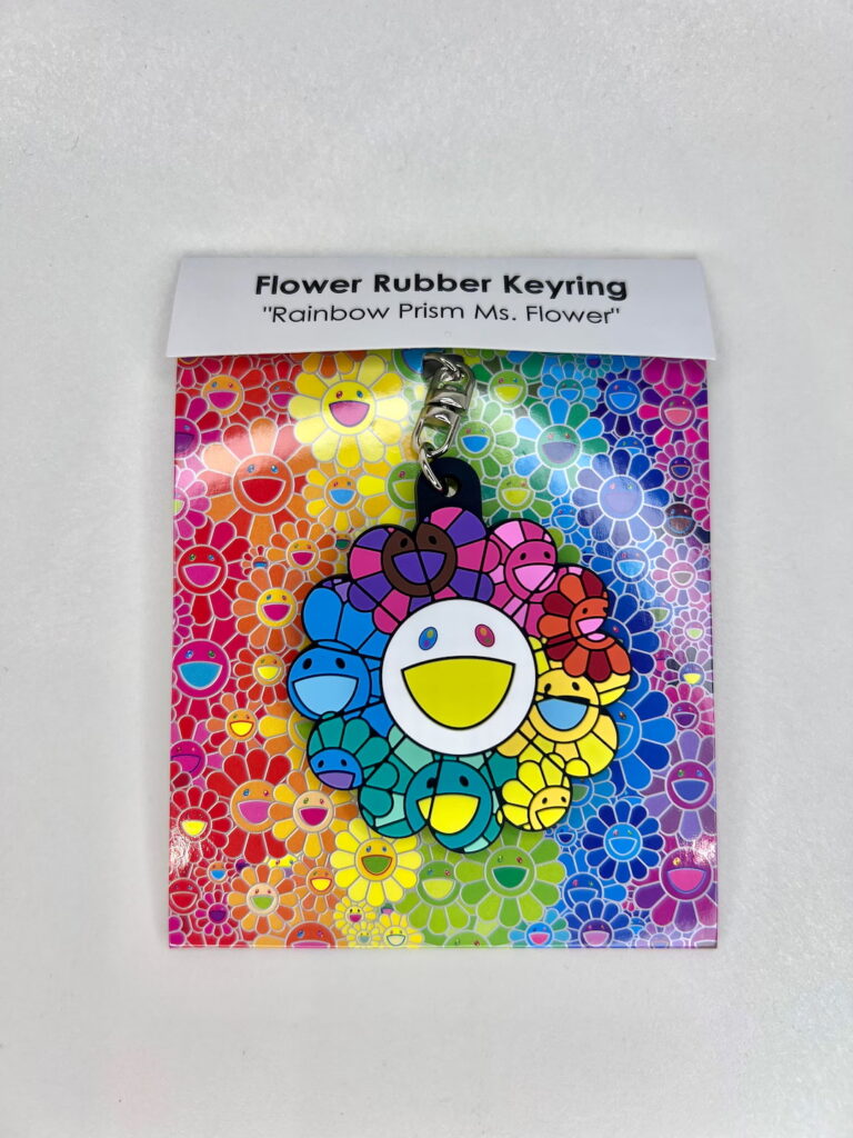 Murakami Rubber Keyring Rainbow Prism Ms. Flower