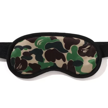 BAPE ABC Camo Eye Mask Travel Green