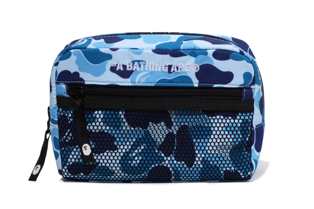 BAPE ABC Camo Pouch Blue - Imagen 2