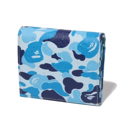 BAPE ABC Camo Wallet Blue
