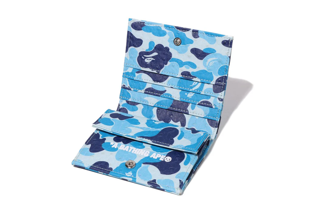BAPE ABC Camo Wallet Blue - Imagen 2