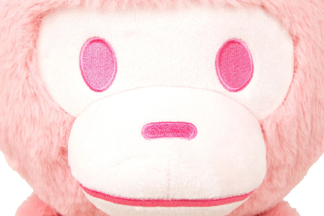 BAPE Baby Milo Plush Doll Backpack Pink - Imagen 4