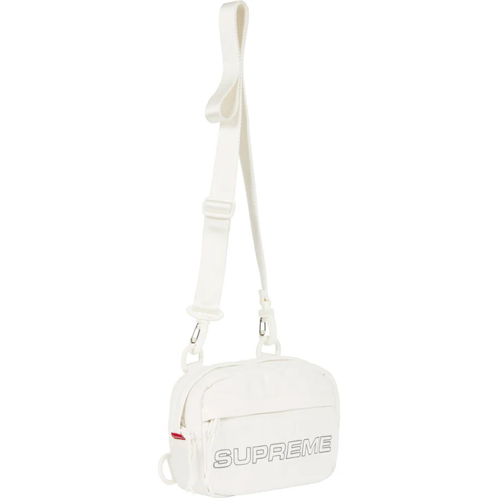 SUPREME Denim Mini Shoulder Bag White - Imagen 4