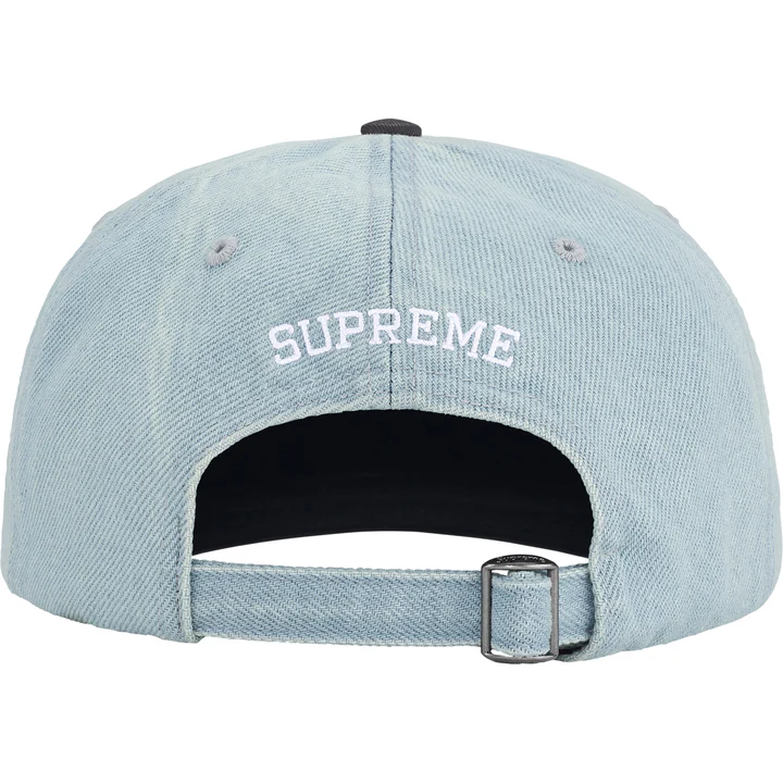 Supreme Pigment Coated 2-Tone S Logo 6-Panel Denim - Imagen 2