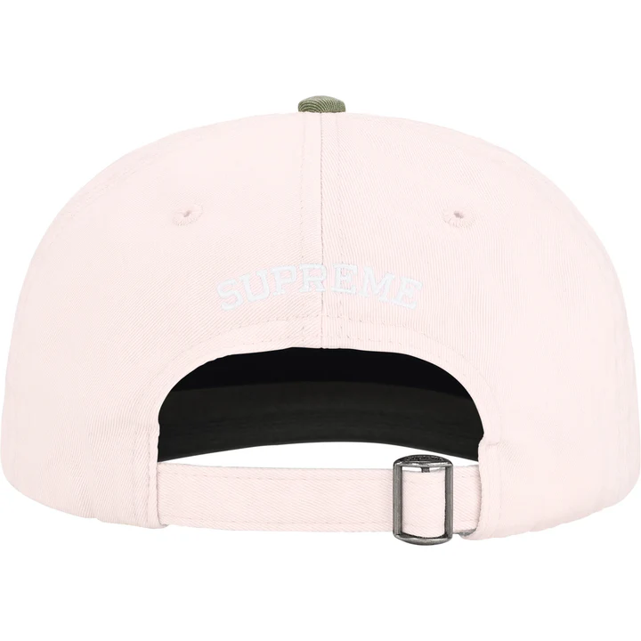 Supreme Pigment Coated 2-Tone S Logo 6-Panel Light Pink - Imagen 2