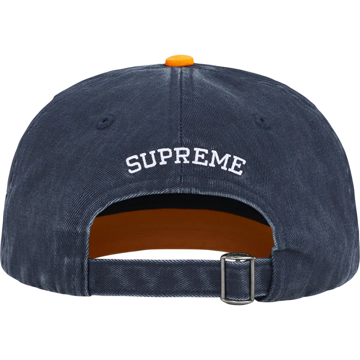 Supreme Pigment Coated 2-Tone S Logo 6-Panel Navy - Imagen 2