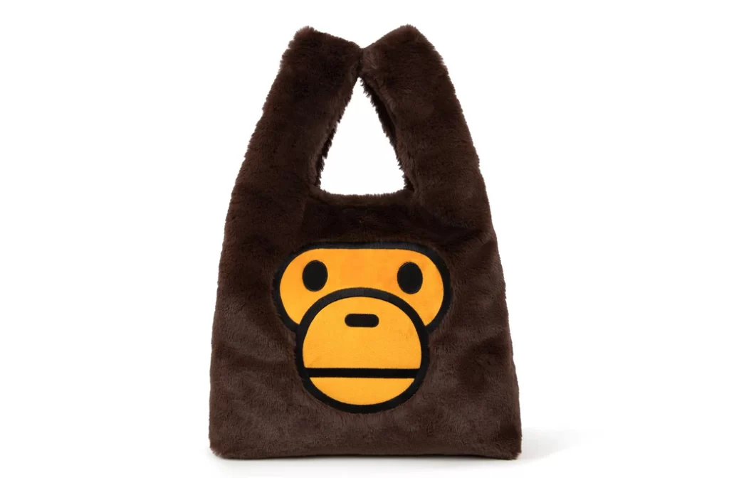 BAPE Baby Milo Fur Tote Bag