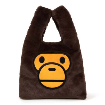 BAPE Baby Milo Fur Tote Bag