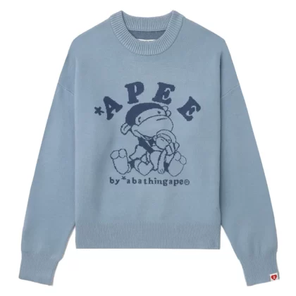 BAPE Baby Lisa Birdseye Sweater Blue