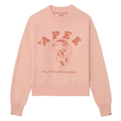 BAPE Baby Lisa Birdseye Sweater Peach