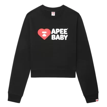 BAPE Apee Baby Crop Sweat Shirt