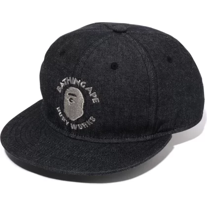 BAPE Busy Work Denim Cap Black