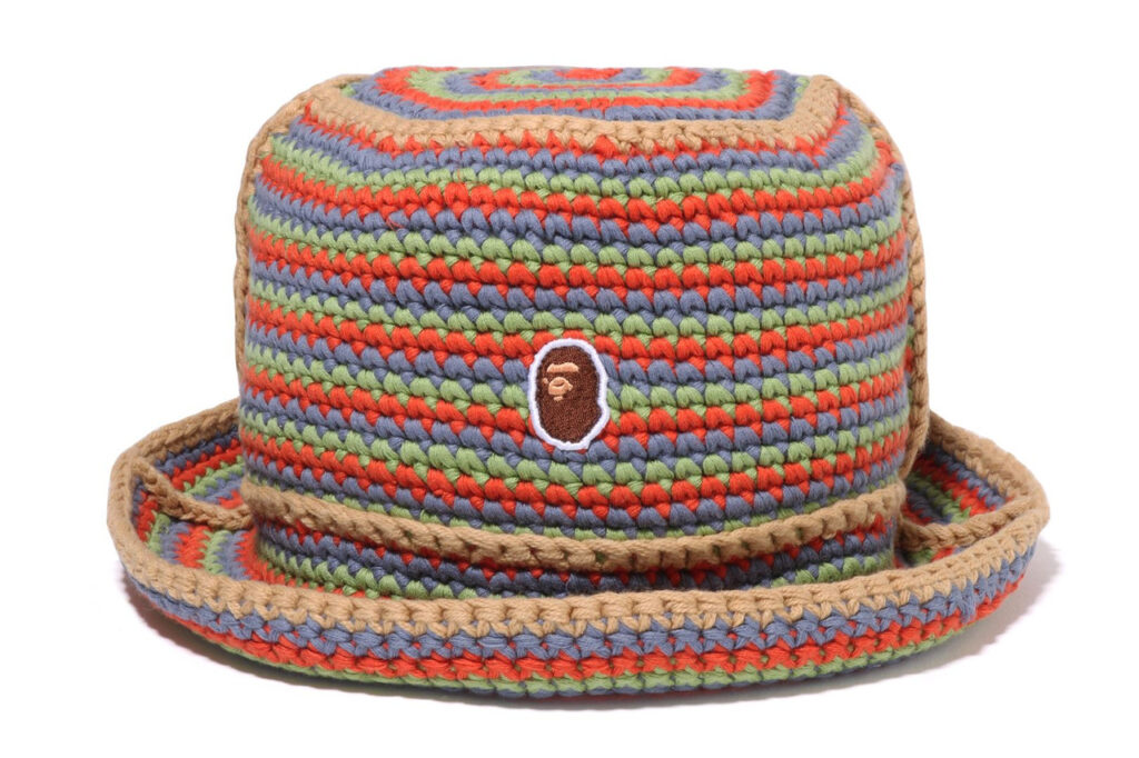 BAPE Multi Hoop Knit Hat Green