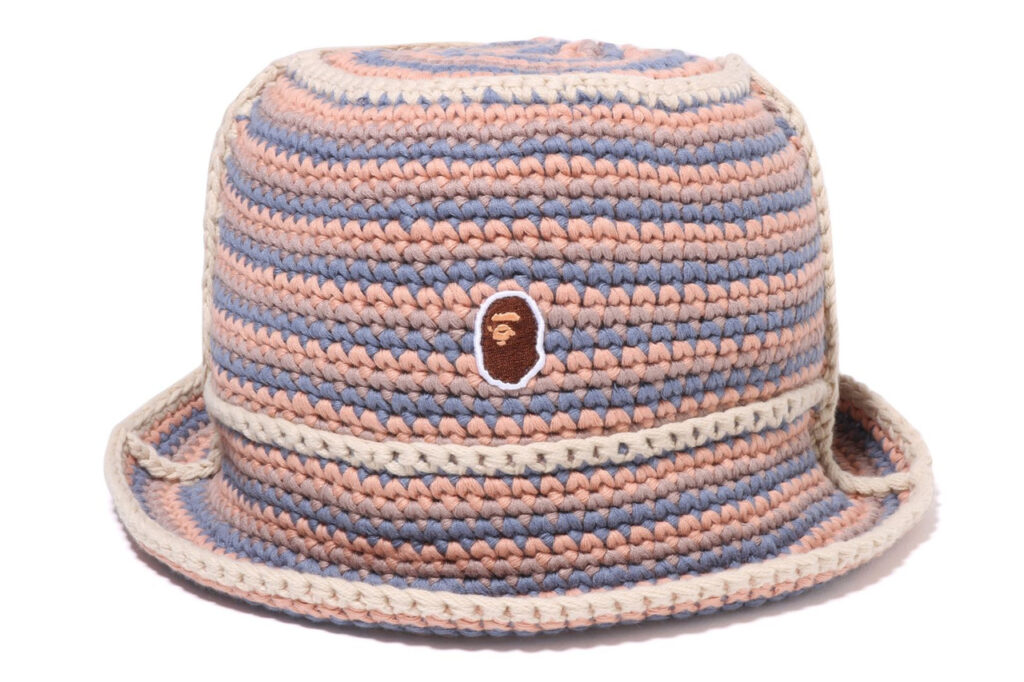 BAPE Multi Hoop Knit Hat Purple