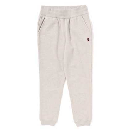 BAPE Ape Head One Point Slim Sweat Pants Gray