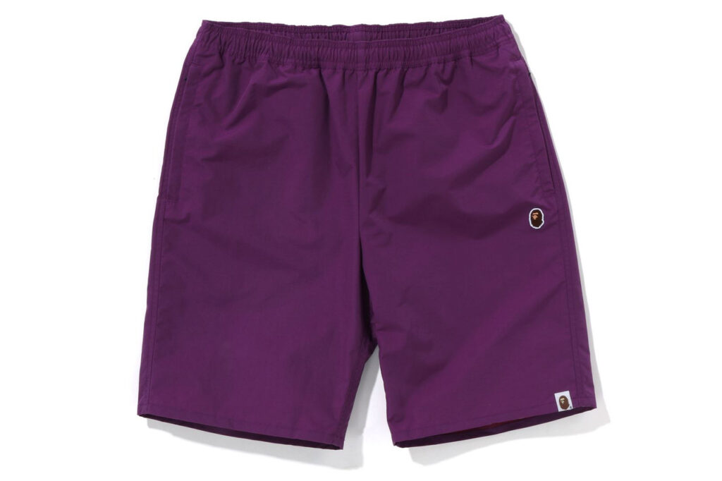 BAPE Ape Head Beach Short Purple