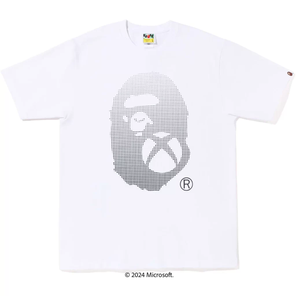 BAPE x XBOX Ape Head Tee #1 White