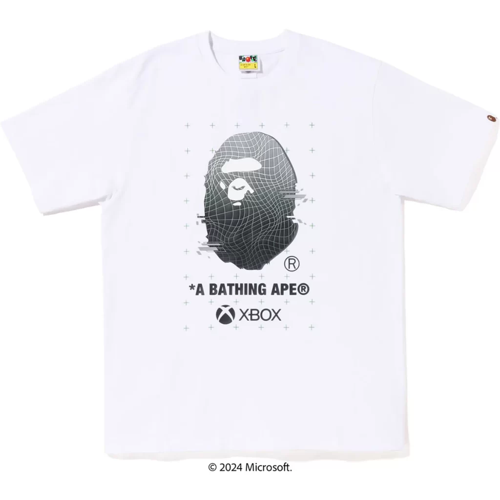 BAPE x XBOX Ape Head Tee #2 White