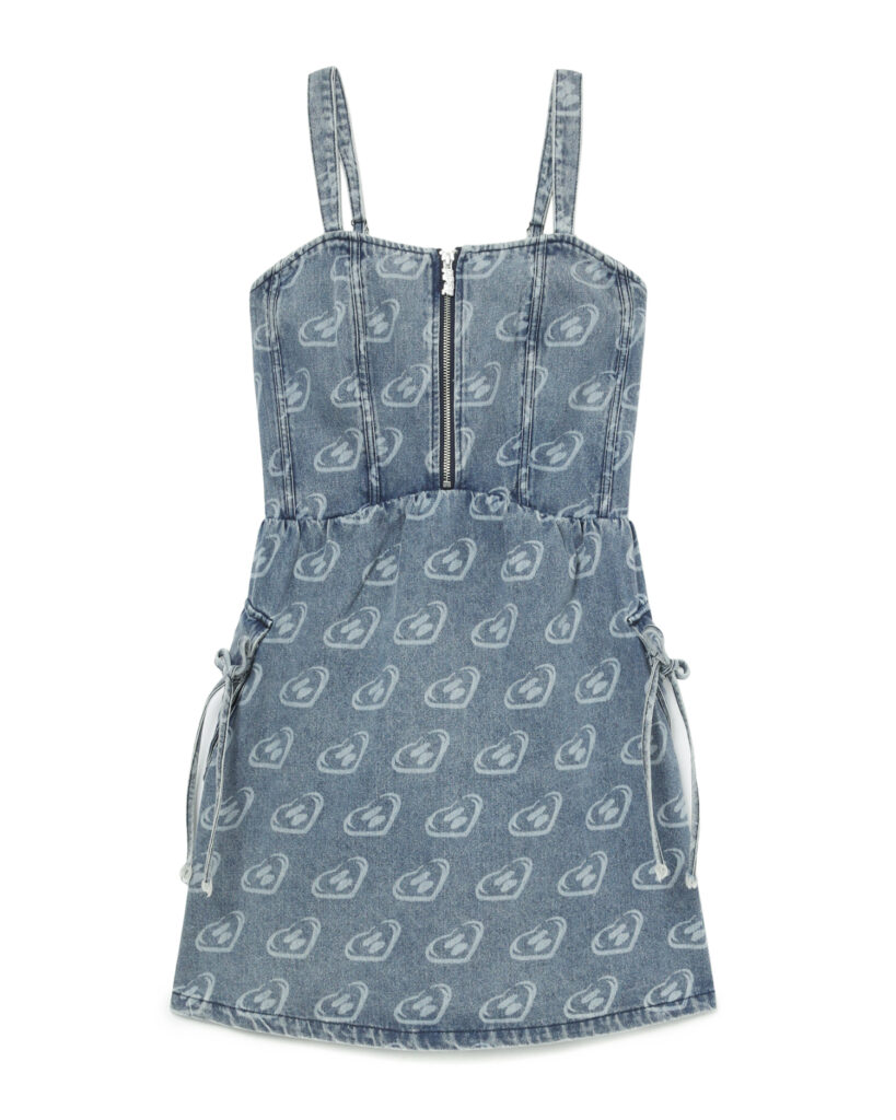 BAPE APEE Patterned Denim Mini Dress