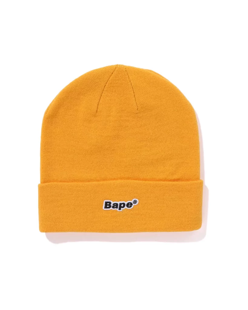 BAPE Patch Knit Cap Yellow