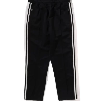 BAPE Line Camo Jacquard Loose Fit Sweatpants Black