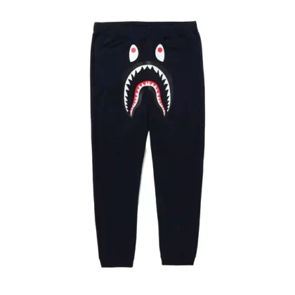 BAPE ABC Camo Shark Sweatpants Navy / Pink