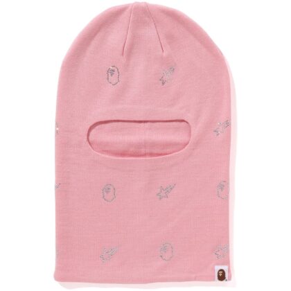 BAPE Crystal Stone Balaclava Pink