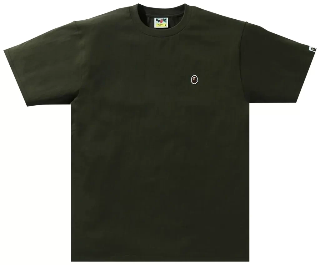 BAPE Ape Head One Point Tee Olive Drab