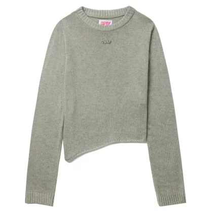 BAPE Knit Top Asymmetric Hem Brown