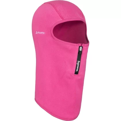 SUPREME Polartec Zip Balaclava Pink