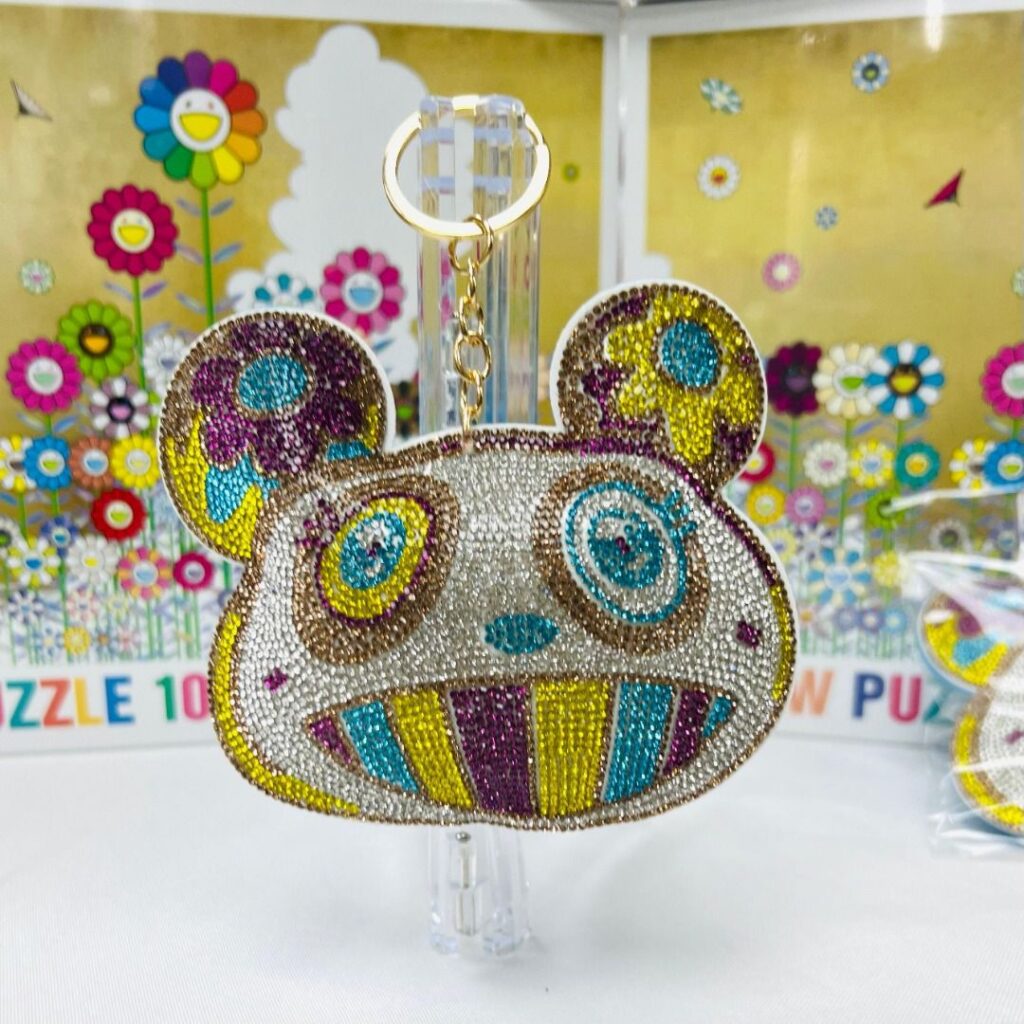 TAKASHI MURAKAMI Panda Glitter Keychain