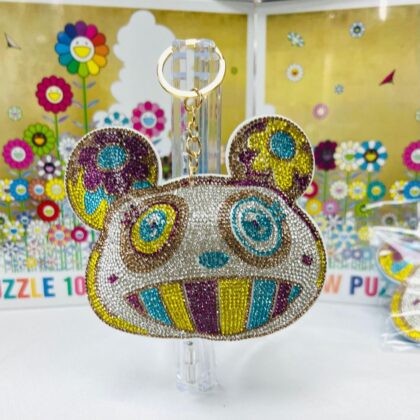 TAKASHI MURAKAMI Panda Glitter Keychain
