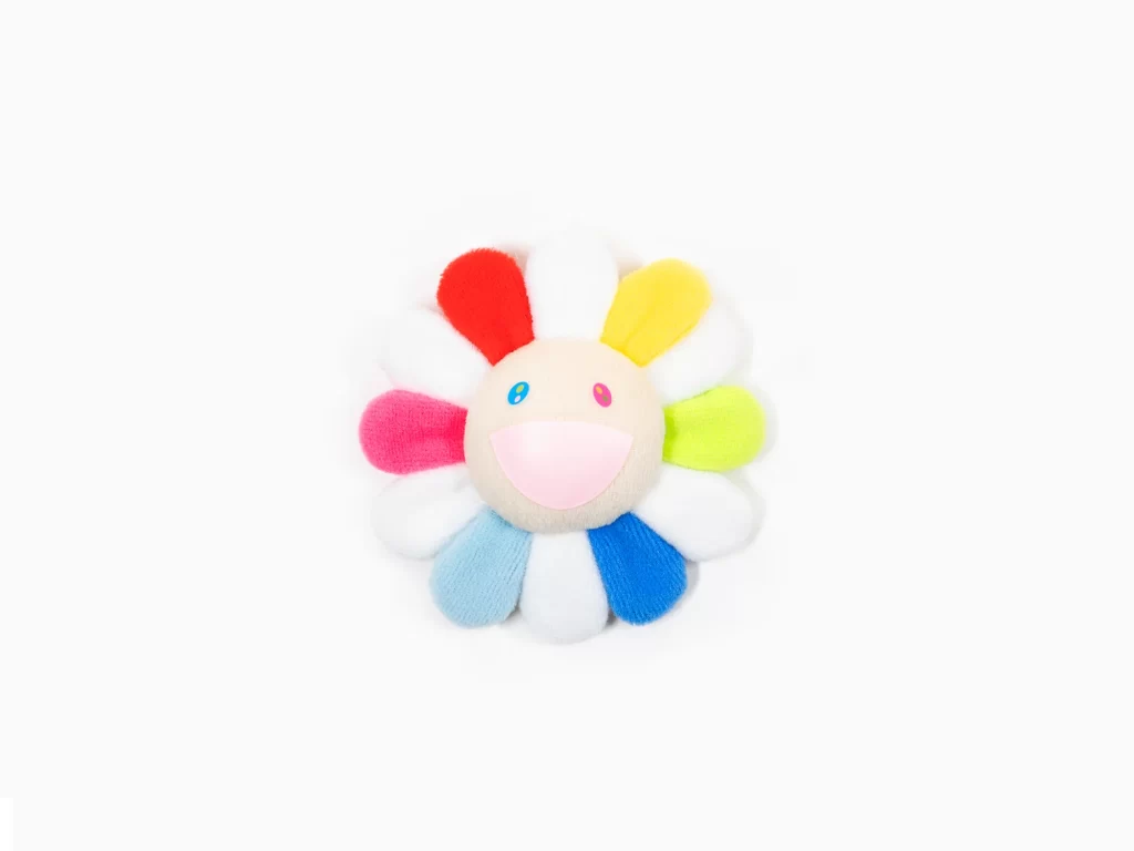 TAKASHI MURAKAMI Flower Plush Key Chain Multi Color